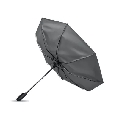 Parasol składany wiatroodporny 21" z RPET UMKRAB - Szary (MO2692-07)