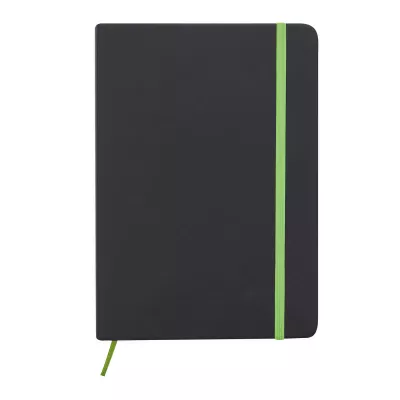 Notatnik LECTOR w rozmiarze A5 - czarny, jasnozielony (56-1103285)
