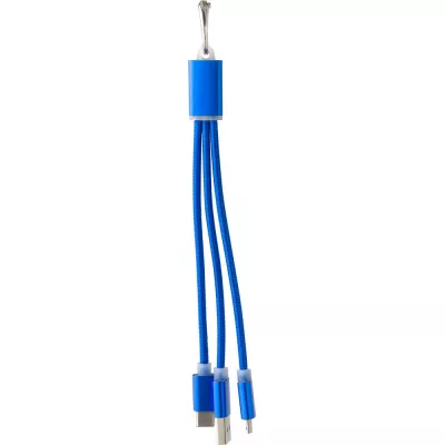 Kabel do ładowania, brelok do kluczy - granatowy (V0345-04)