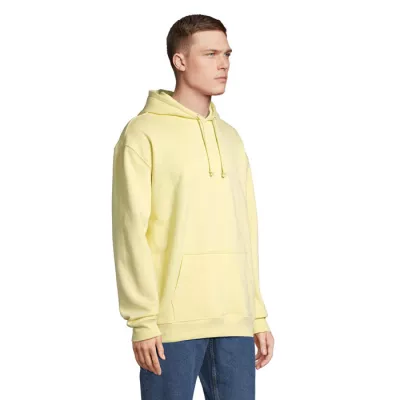 Bluza unisex z kapturem 280 g/m² Sol's CONDOR - Jasno Żółty (S03815-LY)