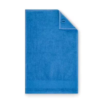 Ręcznik bawełniany 380 g/m² 30x50 cm ISLAND 30 - Niebieski (MO2764-37)
