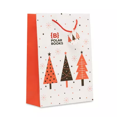 Torba prezentowa papierowa duża 150 g/m² BOSSA LARGE - Bialy (CX1563-06)
