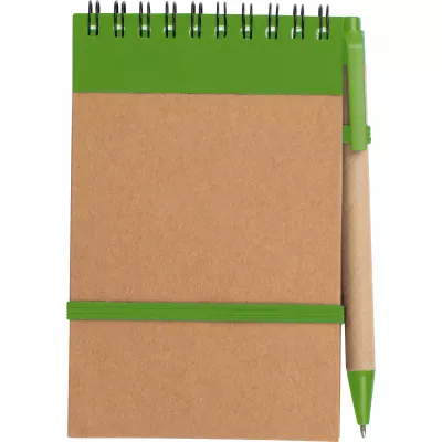 Notatnik z długopisem - zielony (2049709)