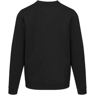 Jasper organiczna bluza unisex z recyklingu o gramaturze 280 g/m² z okrągłym dekoltem i certyfikatem OCS - Czarny (39561-BLACK)