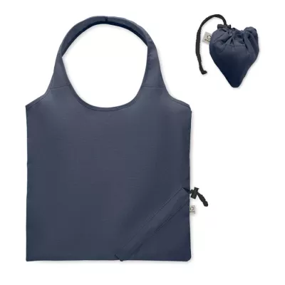 Torba składana z recyklingu 140 g/m² CARRIE COLOUR - Niebieski (MO2487-04)