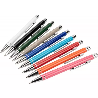 Długopis metalowy półżelowy ALMEIRA - różowy (374111)