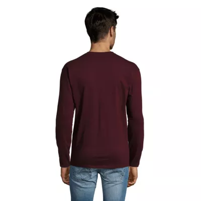 Koszulka męska z długim rękawem 150 g/m² Sol's MONARCH - Oxblood (S11420-OX)