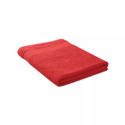 Ręcznik frotte organiczny 100x180 cm 360 g/m² MERRY - Czerwony (MO9933-05)