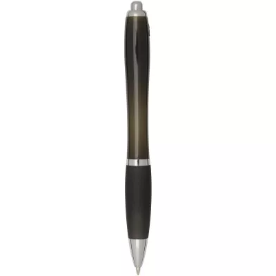 Nash długopis kulkowy z tworzyw sztucznych pochodzących z recyklingu z certyfikatem RCS, z kolorowym korpusem i uchwytem (nie - Czarny (10645390)