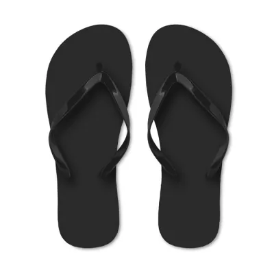 Klapki plażowe rozmiar M (36–39) HONOLULU - Czarny (MO2587-03)