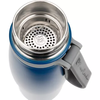 Butelka termiczna stalowa Pierre Cardin 650 ml - niebieski (B9000501IP304)