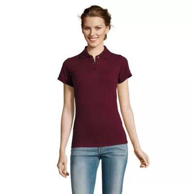 Koszulka polo damska 200 g/m² Sol's PRIME WOMEN - Burgundy (S00573-BG)