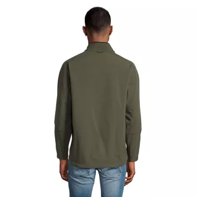 Softshell męski 3-warstwowy 340 g/m² Sol's RELAX - Army (S46600-AR)