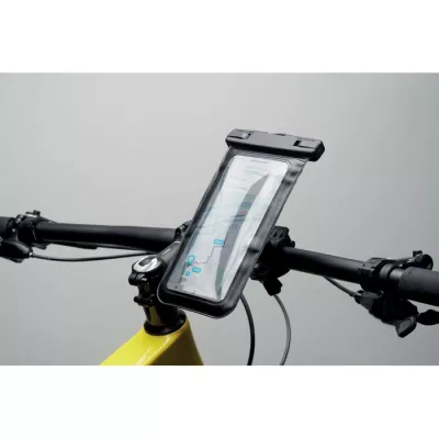 Uchwyt rowerowy na telefon wodoodporny IPX6 SOSTENER - Czarny (MO2430-03)