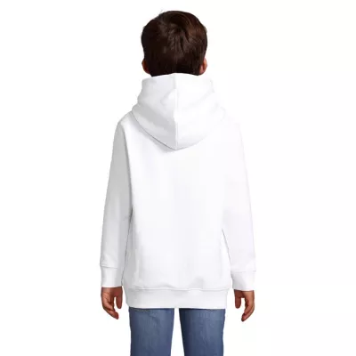Bluza dziecięca z kapturem Sol's CONDOR KIDS - Bialy (S04238-WH)