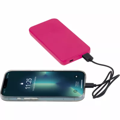 Power bank z ABS z recyklingu 10 000 mAh PRESTON - natural (3549411)