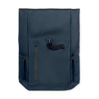 Plecak rolltop na laptop RPET 600D BANGKOK ROLL - Niebieski (MO2643-04)
