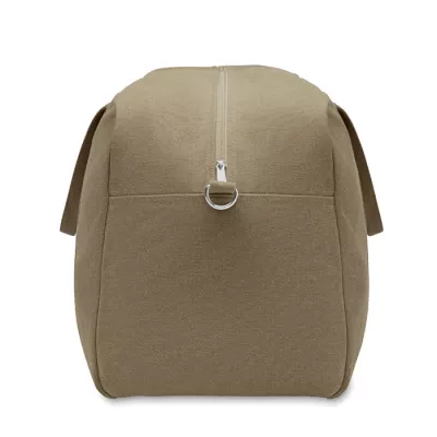 Torba podróżna z recyklingu 450 g/m² DUFFAS COLOUR - Zieleń Wojskowa (MO2508-49)