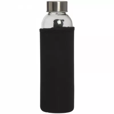 Butelka szklana KLAGENFURT 500 ml - czarny (084203)