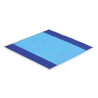 Mata plażowa duża z poliestru 200x210 cm NOSAND - Turkusowy (MO2882-12)