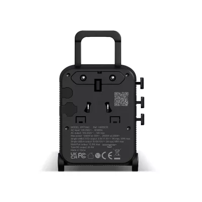 Wózek podróżny Xoopar Luggie GaN z adapterem podróżnym - czarny (LT41033-N0002)