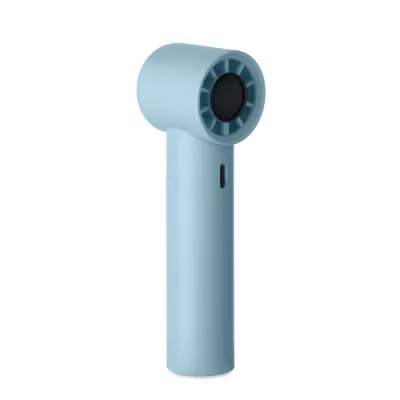 Mini wentylator ręczny z wyświetlaczem 2600 mAh GLACI - Baby Blue (MO2780-66)