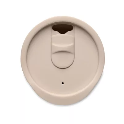 Kubek dwuścienny z PP 300 ml GO - Bezowy (MO2444-13)