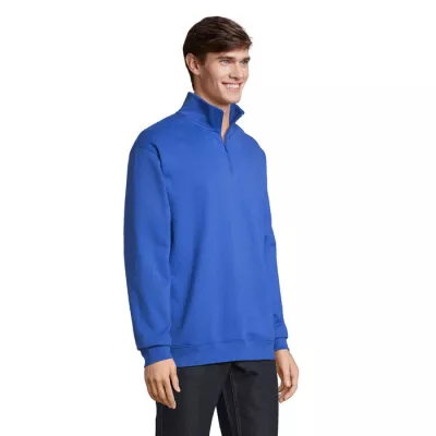 Bluza ze stójką i zamkiem 1/4 Sol's CONRAD - Niebieski (S04234-RB)
