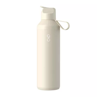 Bidon Ocean Bottle Peak GO 710 ml z recyklingowanej stali nierdzewnej - Sandstone (10094006)