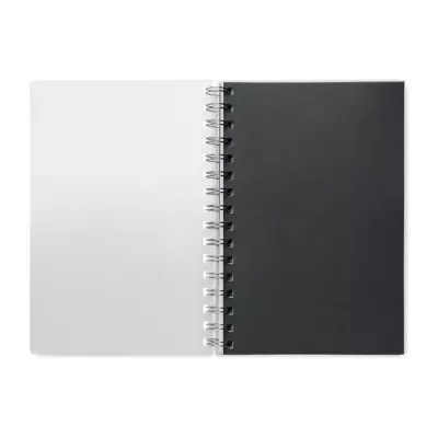 Notes A5 w okładce RPET 80 kartek w linię ANOTATE - Czarny (MO6532-03)