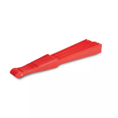 Wachlarz plastikowy z ABS FANNY - Czerwony (KC6733-05)