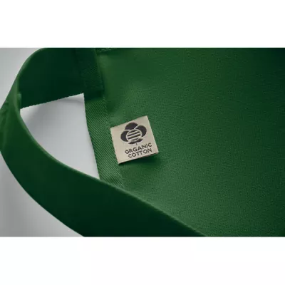 Fartuch z bawełny organicznej 240 g/m² GAMMA - Ciemnozielony (MO2249-60)