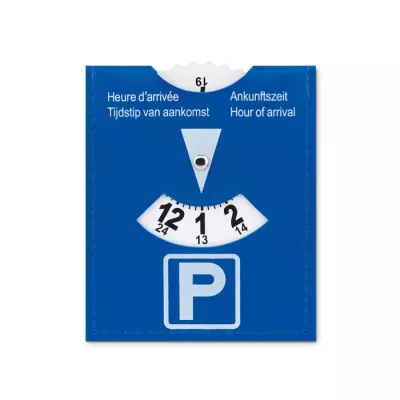 Karta parkingowa z PVC PARKCARD - Niebieski (MO9514-04)