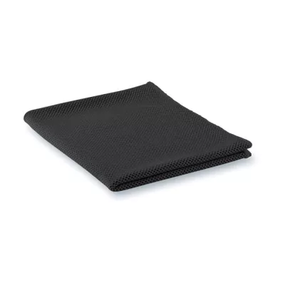 Ręcznik sportowy z mikrofibry 30x80 cm TAORU - Czarny (MO9024-03)