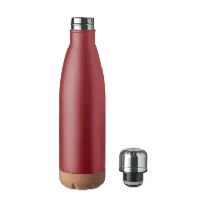Butelka termiczna z korkową podstawą 500 ml ASPEN CORK - Burgund (MO6313-02)