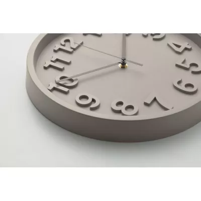 Zegar ścienny z cichym mechanizmem 30 cm MURO - Szary (MO2851-07)