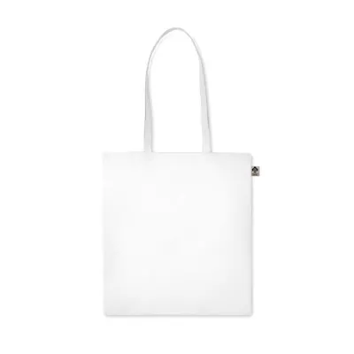 Torba z bawełny organicznej 140 g/m² ZIMDE COLOUR - Bialy (MO6189-06)