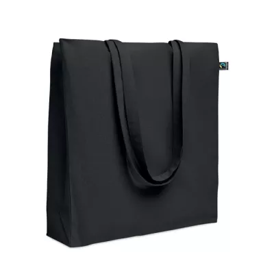 Torba Fairtrade z klinem 180 g/m² OSOLE++ COLOUR - Czarny (MO2590-03)