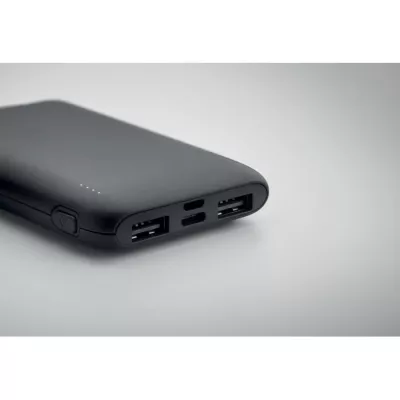 Powerbank 5000 mAh z ABS z recyklingu POWER52C - Czarny (MO2279-03)