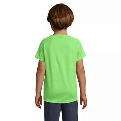 Koszulka sportowa dziecięca 140 g/m² Sol's SPORTY KIDS - Neon Green (S01166-NG)