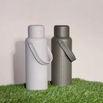 Kolba termiczna Sagaform Theo (z recyklingu) 1 L - Dried Green (LT52136-N0049)