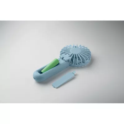 Wentylator ręczny składany z 3 prędkościami IBERA - Baby Blue (MO2779-66)