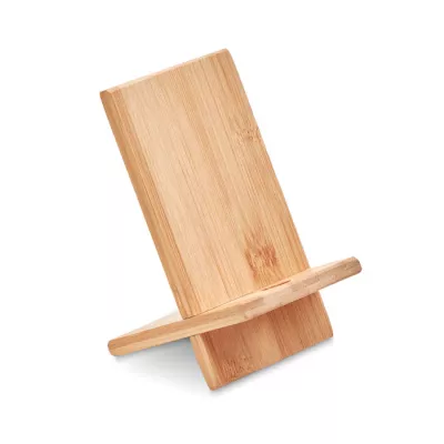 Podstawka na telefon bambusowa składana WHIPPY - Drewna (MO9944-40)