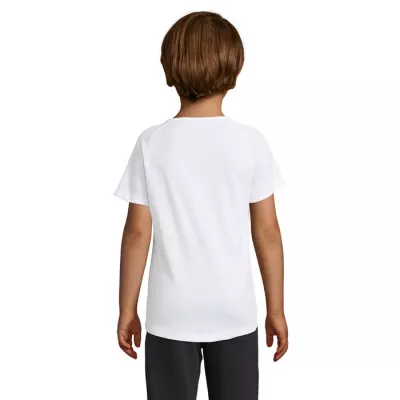 Koszulka sportowa dziecięca 140 g/m² Sol's SPORTY KIDS - Bialy (S01166-WH)