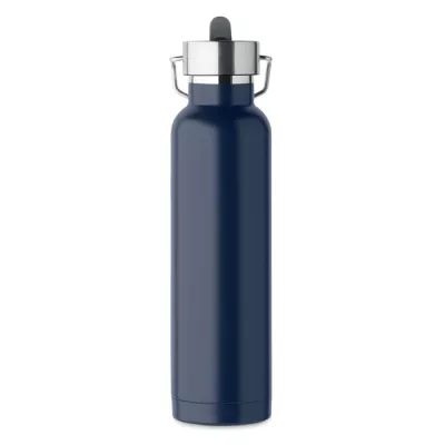 Butelka termiczna ze słomką 660 ml RIFLOW - Francuski Granat (MO2283-85)