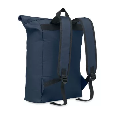 Plecak rolltop na laptop 15" z poliestru 600D IREA - Niebieski (MO2170-04)