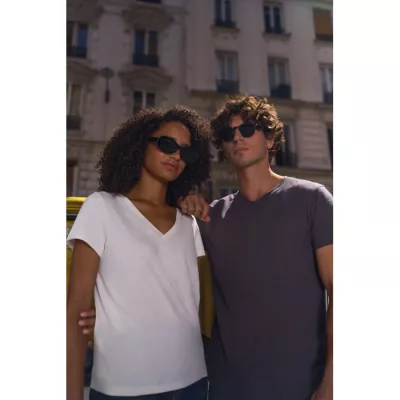 Koszulka unisex z dekoltem w serek Sol's REGENT V - Ciemny Szary (S04765-DG)
