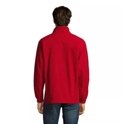 Bluza polarowa męska rozpinana 300 g/m² Sol's NORTH - Czerwony (S55000-RD)