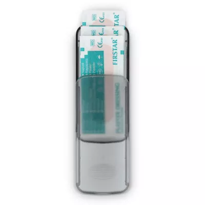Pudełko z 5 plastrami z polietylenu (56 × 18 mm) - czarny (LT90320-N0002)