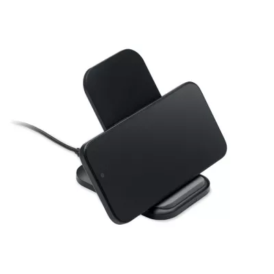 Ładowarka bezprzewodowa składana 15W POWERFOLD - Czarny (MO3140-03)